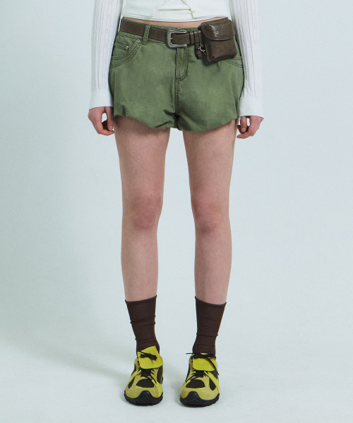 tori balloon shorts (khaki)