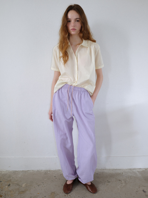 Darling nylon pants (purple)