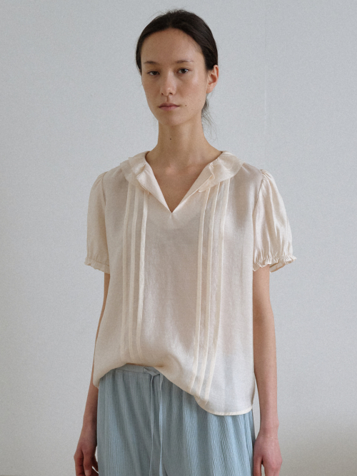 Loue chiffon blouse (peach)