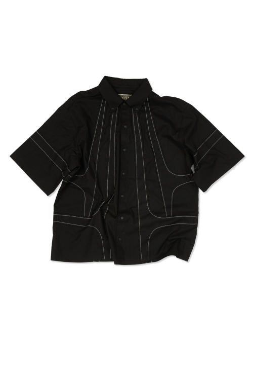 Рубашка унисекс Streamline с коротким рукавом Black