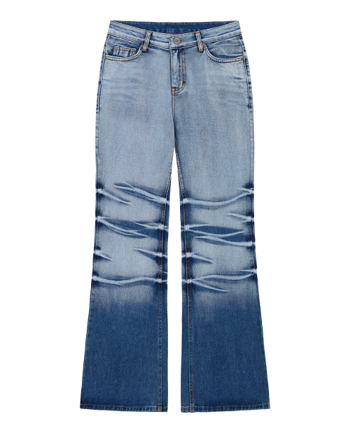 Wrinkle denim брюки (синий)
