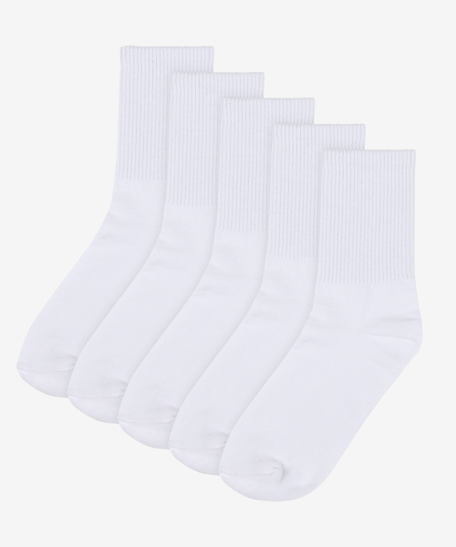 [5PACK] MOOZ 국산 200N 고밀도 데일리 크루 양말