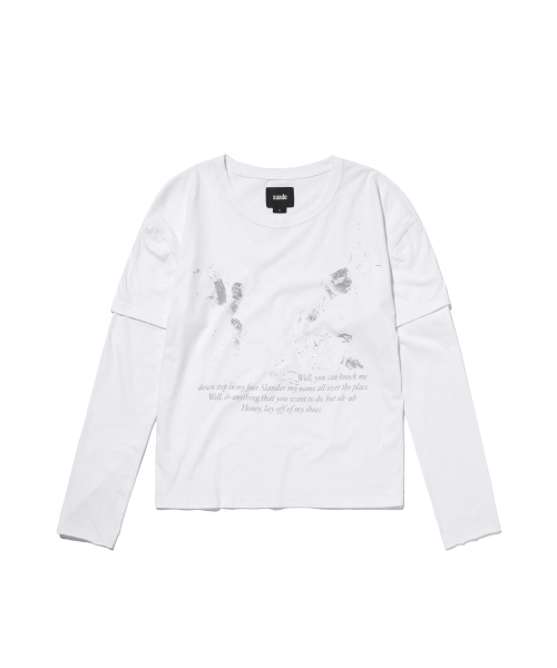 Layeкрасный long sleeve [белый]
