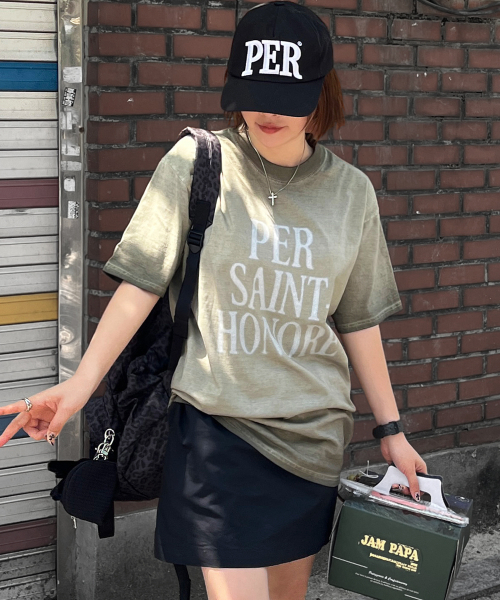 Saint Honore вошед футболка (Dusty Khaki)