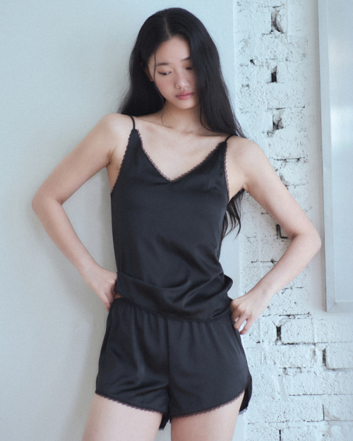 올 프리 캐미솔 파자마 SET - 2Colors