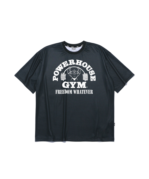 Сетчатая футболка Powerhouse Basic Logo 2.0 (Black)