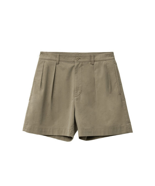 Washed Shorts, Khaki