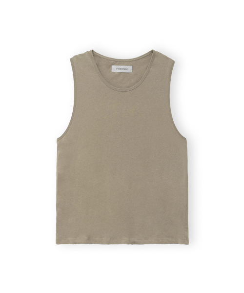 Свободный топ без рукавов, Dark Beige
