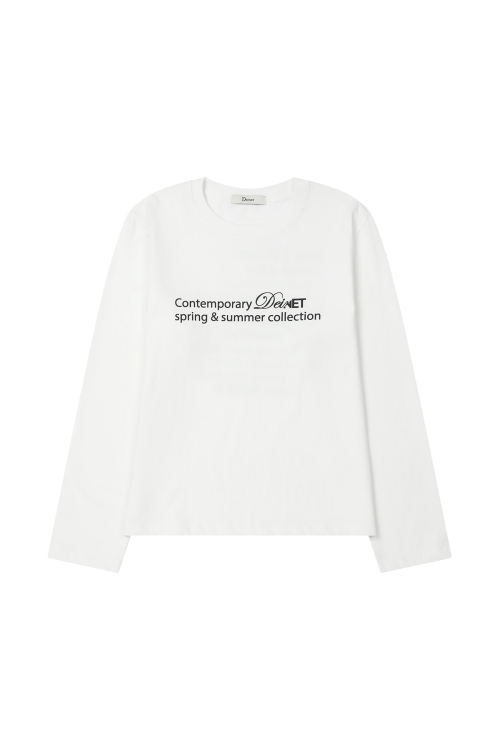 CONTEMPORARY LONG SLEEVE IN WHITE