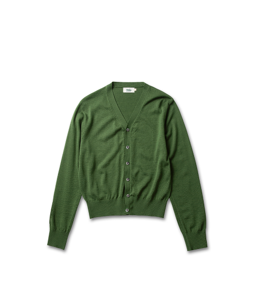 Премиум кардиган из фактурного трикотажа Green