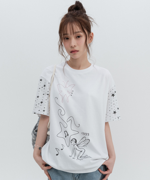 스타 버터플라이 엔젤 숏슬리브