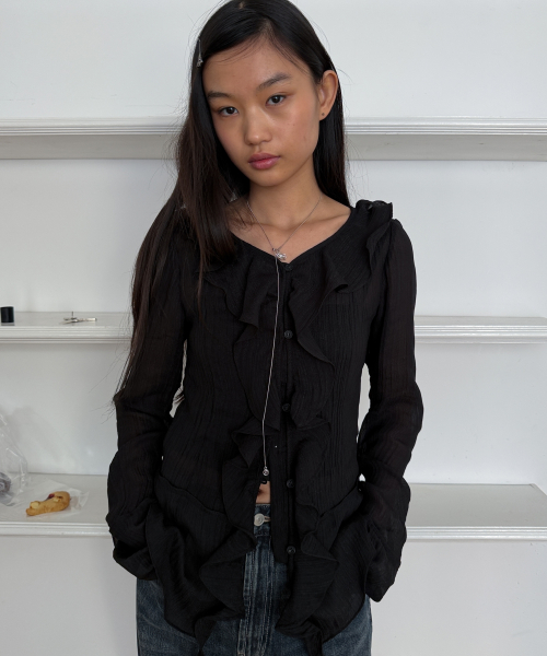 LOTSYOU_Maleficent Blouse BLACK