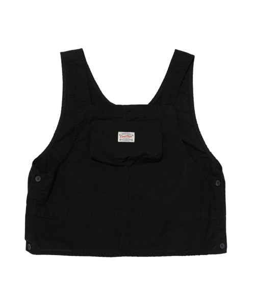 Жилет амекаджи с накладными карманами (Black)