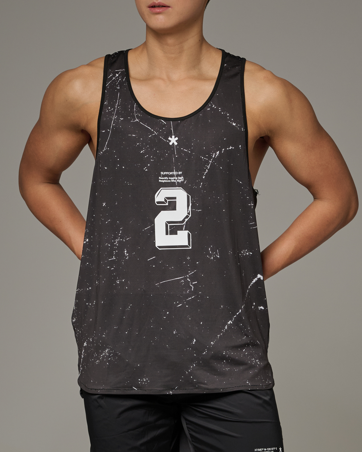 Scratcher Singlet Black