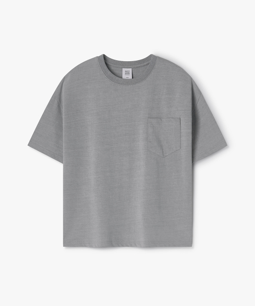 Кроп-топ Urban с пигментным окрашиванием и карманом ASH GREY