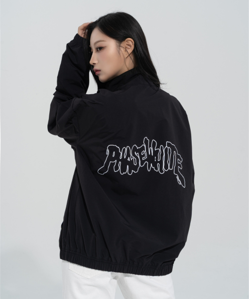 [PHASE_4] GHOST SPORTS JERSEY WINDBREAKER _BLACK / 8802026-JK03