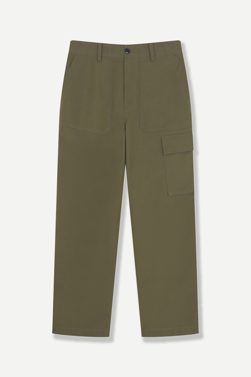 Брюки карго зауженные с накладными карманами Khaki BNFSTA320KH