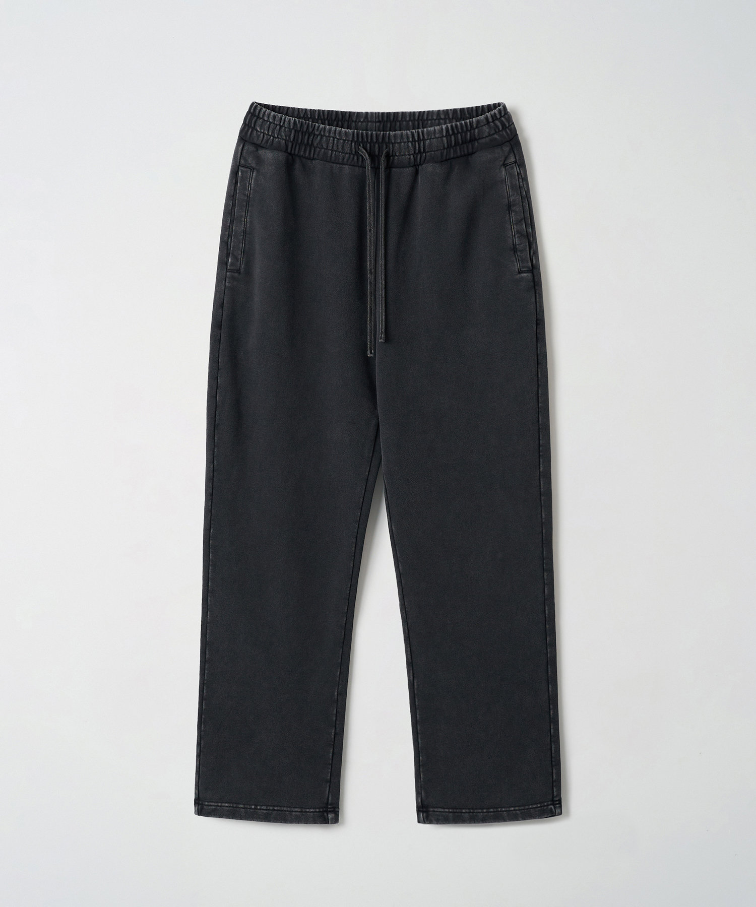 JN093 Aged Sweat Pants - FADED BLACK