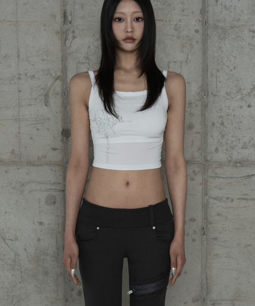 Cross Hotfix Backless Sleeve (White)