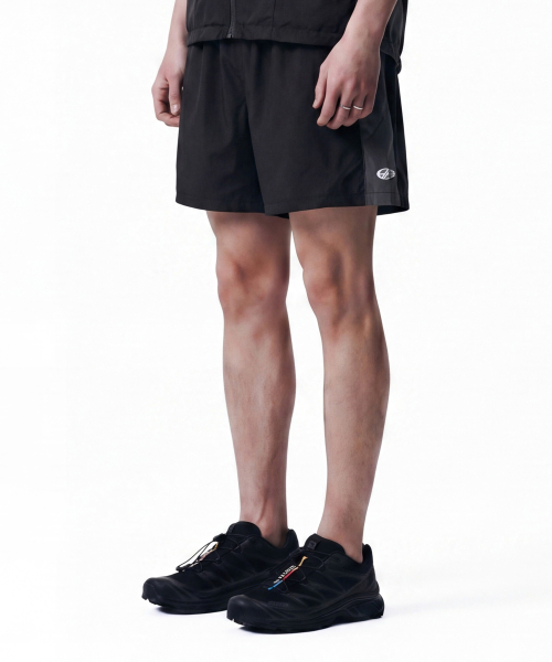 UNITY SHELL SHORTS-[BLACK]