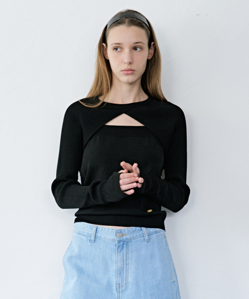 Summer Elise Twin Knit Top_2colors