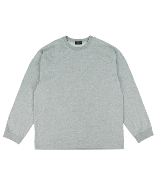 Плотный лонгслив из хлопка (Grey)
