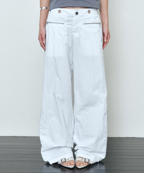 strap ny pants (white)