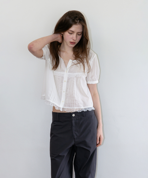 Sage Lace Blouse
