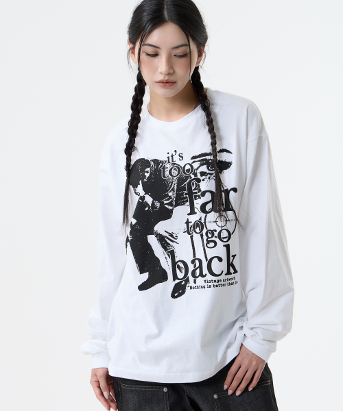 VINTAGE ARTWORK LONG SLEEVE_white
