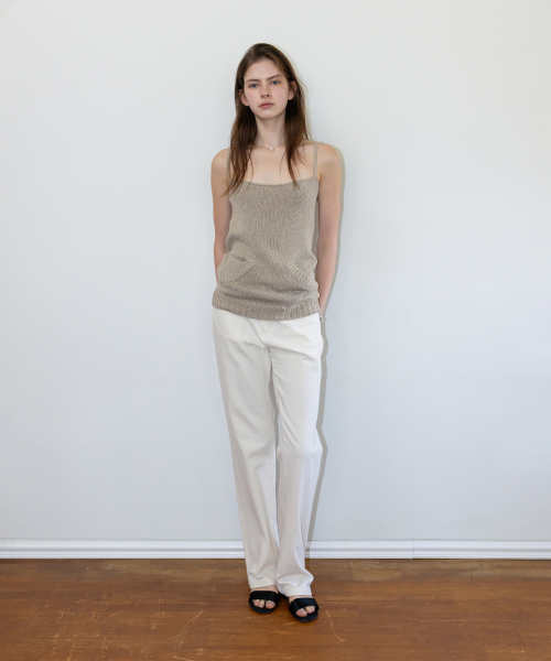 Pale Cotton Pants_Cream