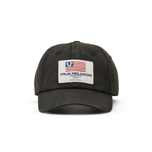 TRUE GLORY CAP_WASHED BLACK