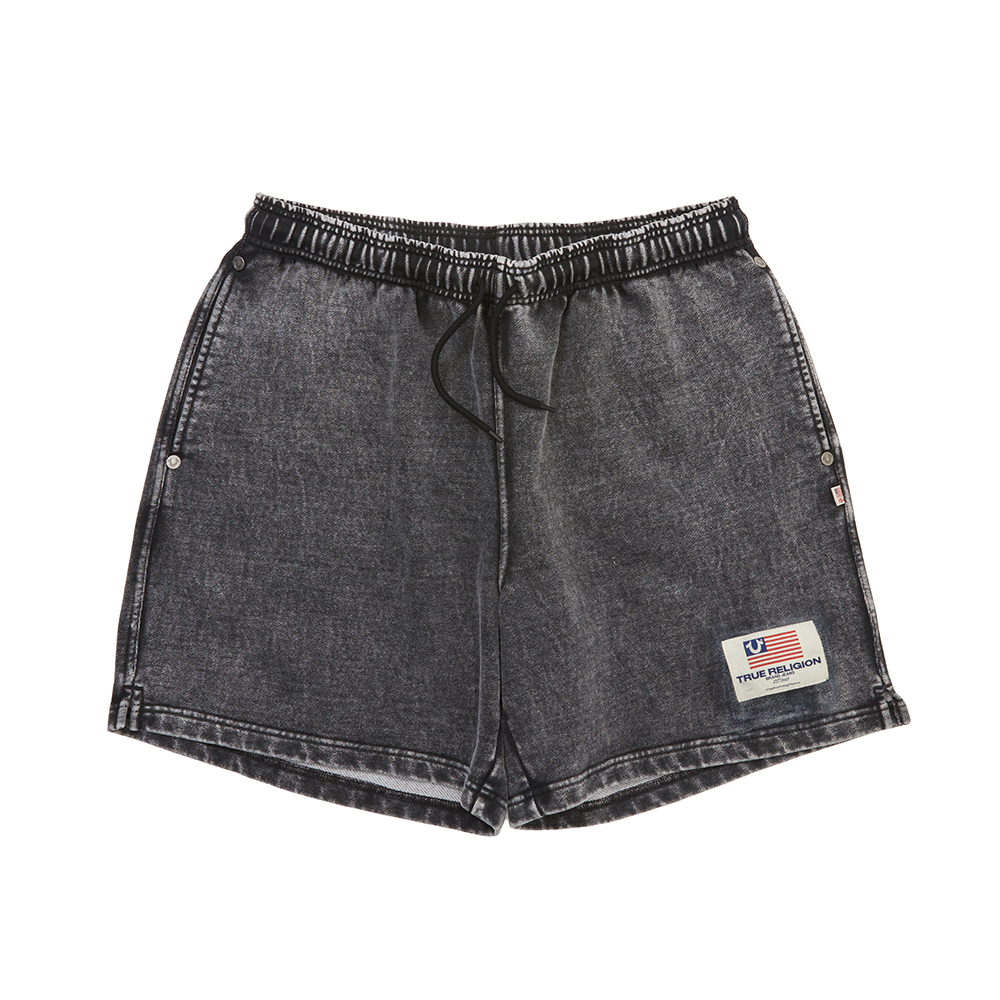 TR SWEAT SHORTS (WASHED)_WASHED BLACK