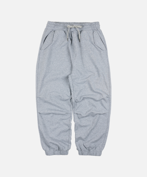 SOFT TWO TUCK SWEAT PANTS _ GRAY