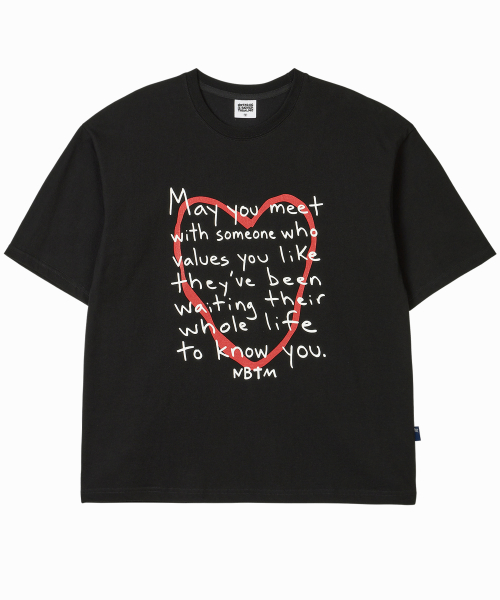 LOVE MESSAGE TEE_black