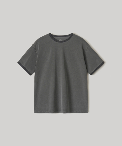 Homeboy Garment Ringer Tee (Charcoal)