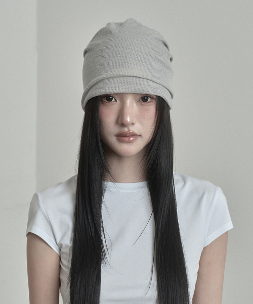 Metal Sheer Beanie (sand beige)