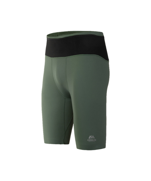 Мужские беговые тайтсы 1/2 MP20 Green