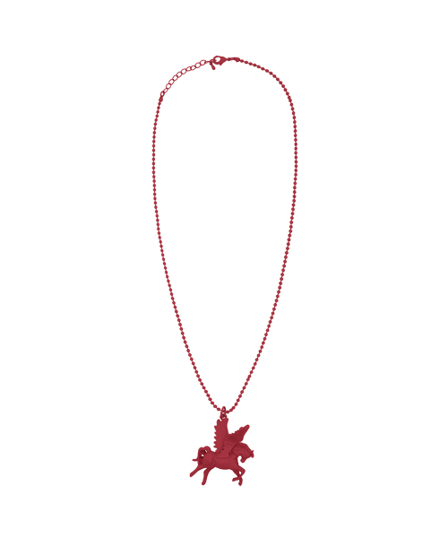 SY HORSE NECKLACE(RED)