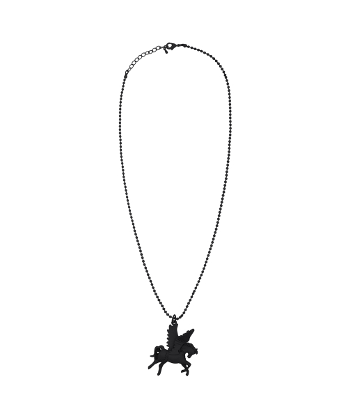 SY HORSE NECKLACE(BLACK)