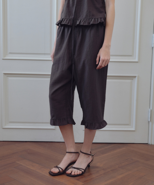 кружево Point Frill Pants_CTB573(Brown)