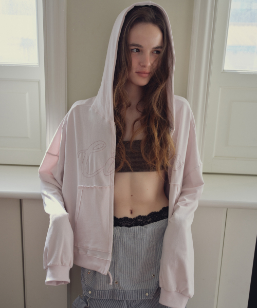Signature Logo Summer худи Zip-Up_CTO156(Light Purple)