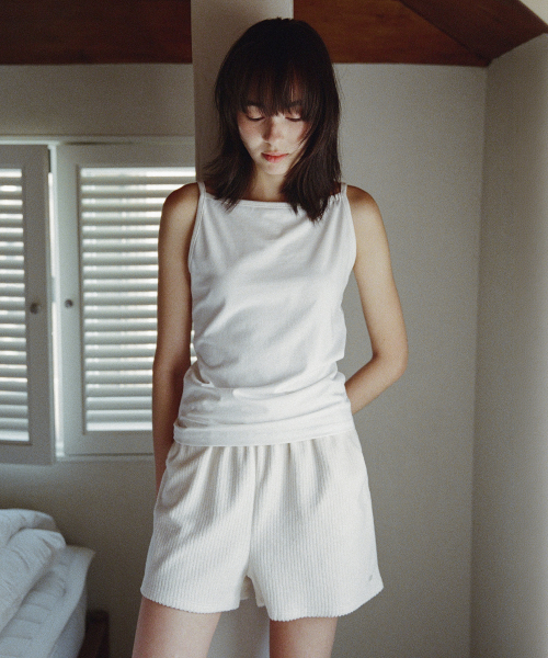 SOTIE TERRY SHORTS_NATURAL