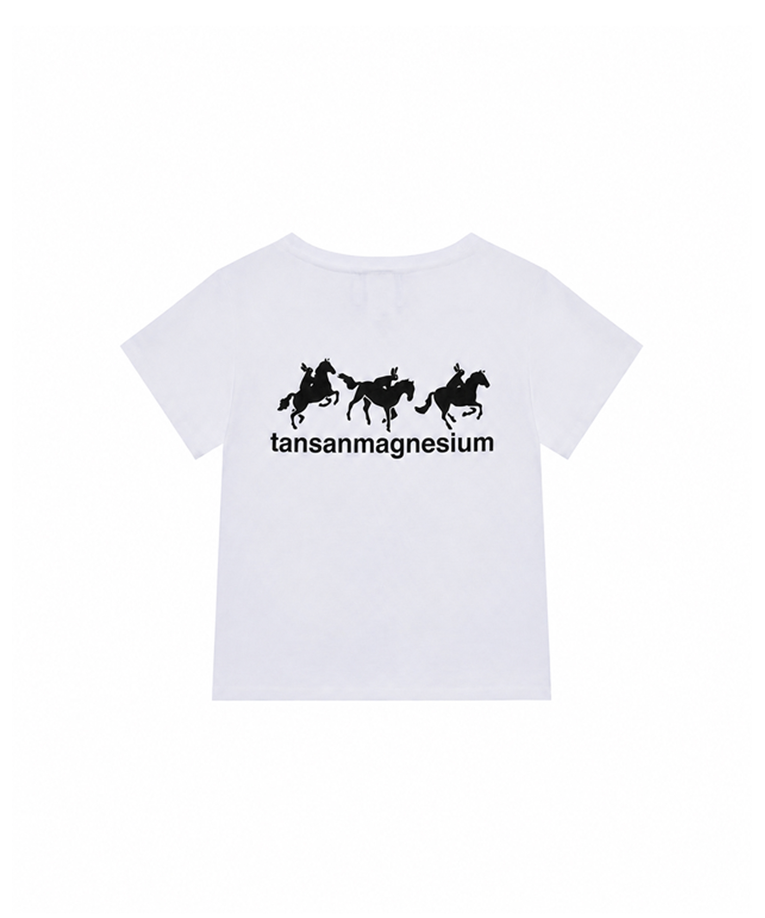 Horse Rabbit Long T-рубашка (White/Black)