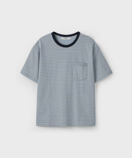 WASHED BORDER S/S T-рубашка [FROST]