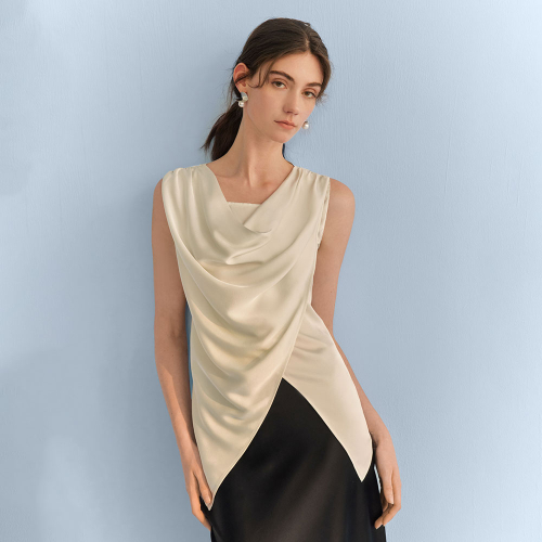 YY_Sleeveless design commute blouse