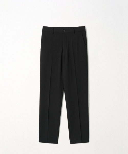 Classic Hidden Banding Slacks_Black