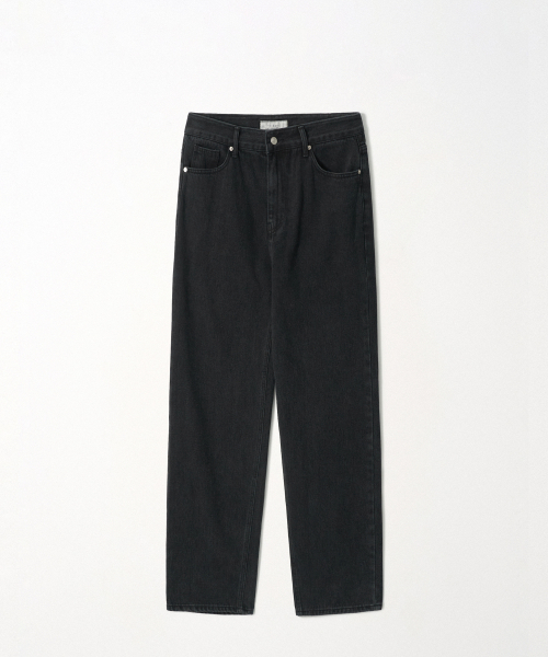 Washed Denim Pants_Black