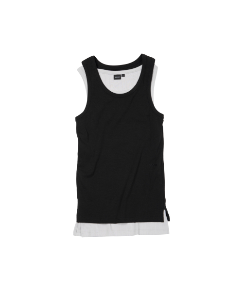 2-Piece Layered Sleeveless (Black)