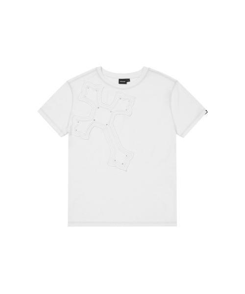Big Patch CROS2 Half Top (White)