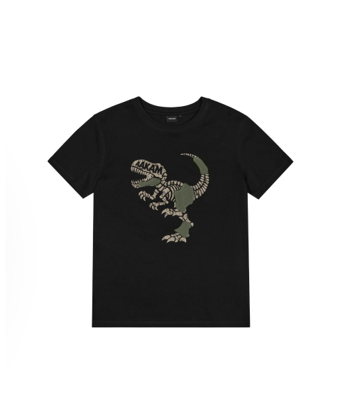 Dino Patch Half Top (Black)